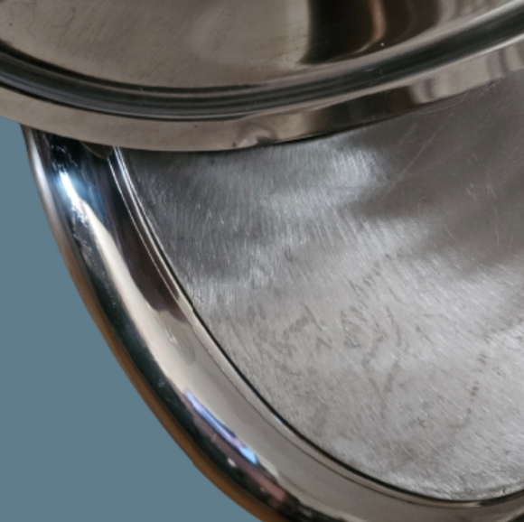 *Wolfgang Puck Cafe Collection 12" x 8" Stainless Steel Oval Pan with Lid - Picture 5 of 5